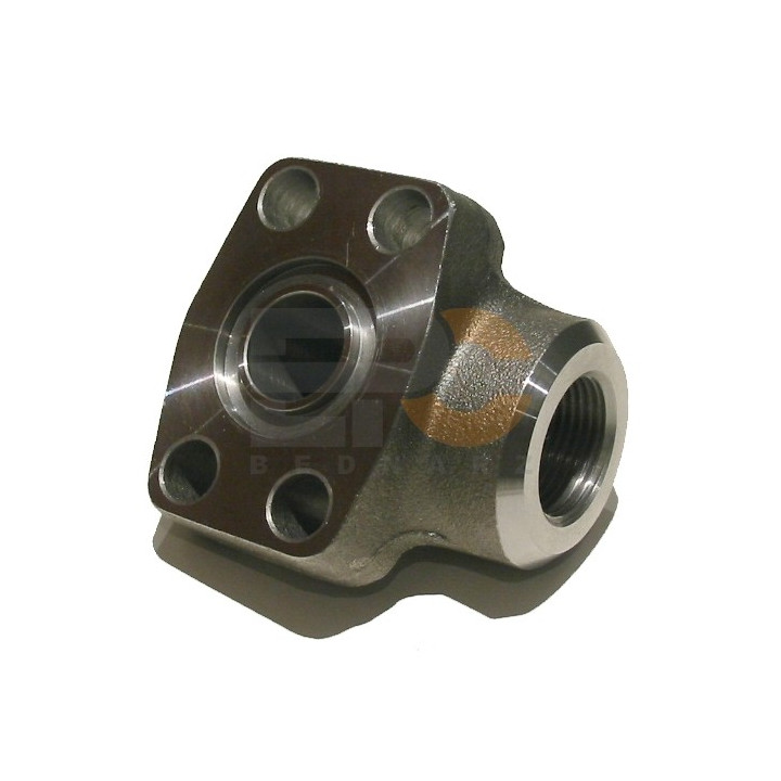 Adapter kołnierzowy 90° SFL 1" GW BSP 1"