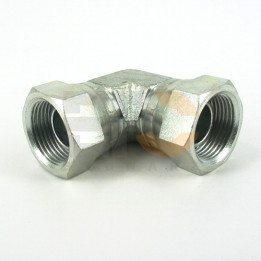 Łącznik kol. z dwiema nakr. BSP 1/2" - 1/2"