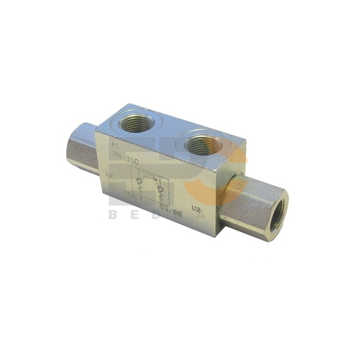 Zawór zwrotny sterowany bliźniaczy VRDE-3/8"BSP