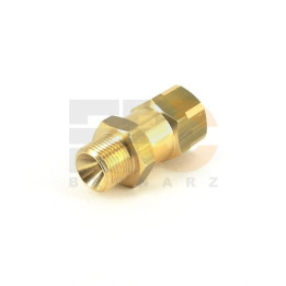 Złącze obrotowe liniowe BSP 3/8" mosiężne