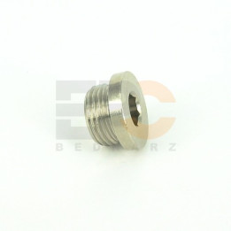 KOREK Z KOŁNIERZEM 1/8"GWINT ZEWNĘTRZNY WALCOWY
