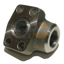 Adapter kołnierzowy 90° SFL 1.1/4" GW BSP 1.1/4"