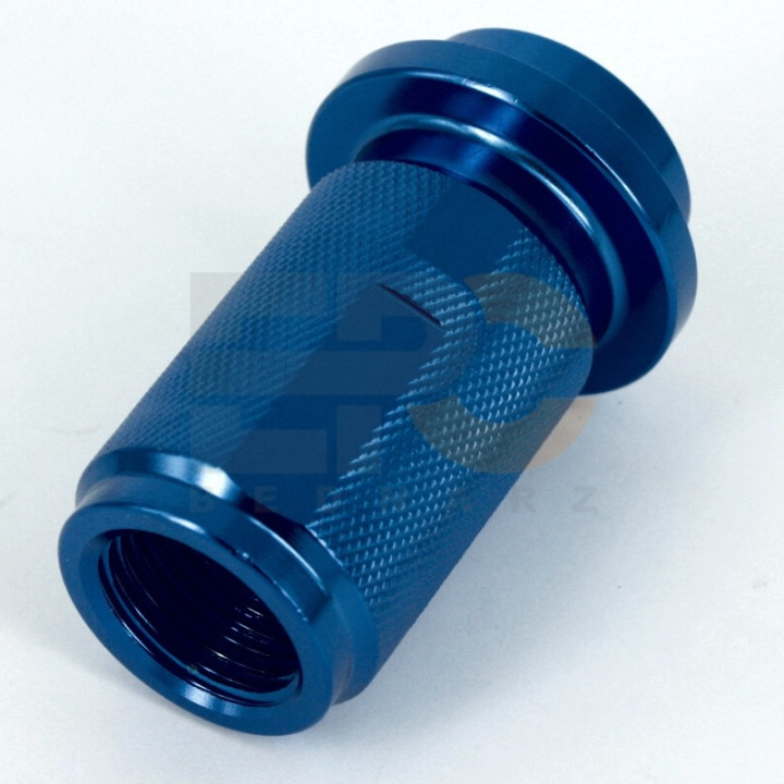 Złącze aluminiowe M22x1,5-G1/2" niebieskie