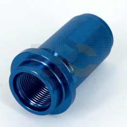 Złącze aluminiowe M18x1,5-G1/2" niebieskie