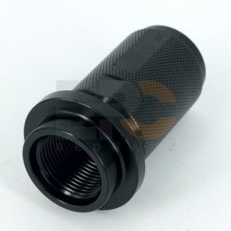 Złącze aluminiowe M22x1,5-G1/2" czarne