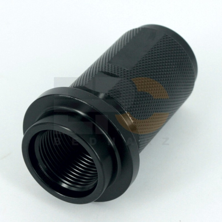 Złącze aluminiowe M22x1,5-G1/2" czarne