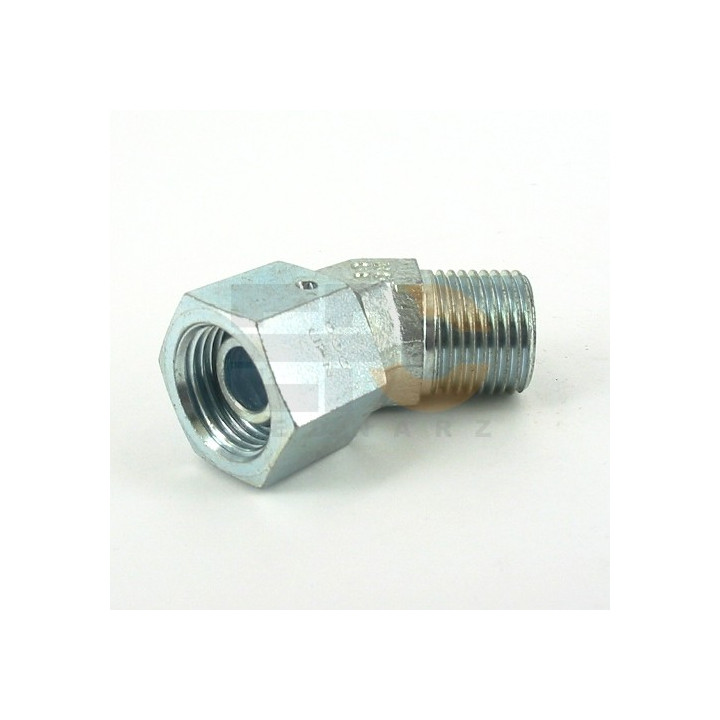 Łącznik kol.nastawny 45° BSP 1/4"