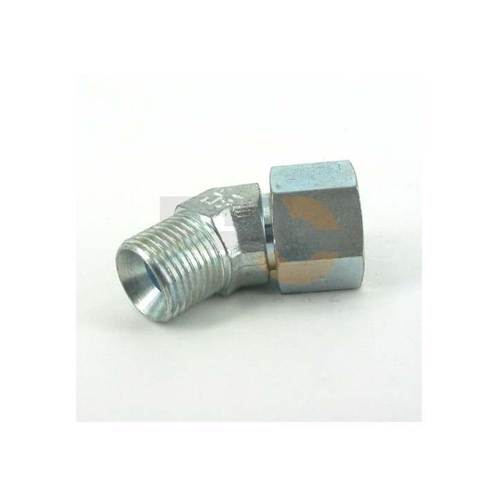 Łącznik kol.nastawny 45° BSP 1/4"