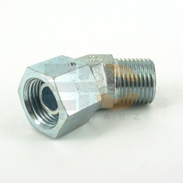 Łącznik kol.nastawny 45° BSP 1/2"